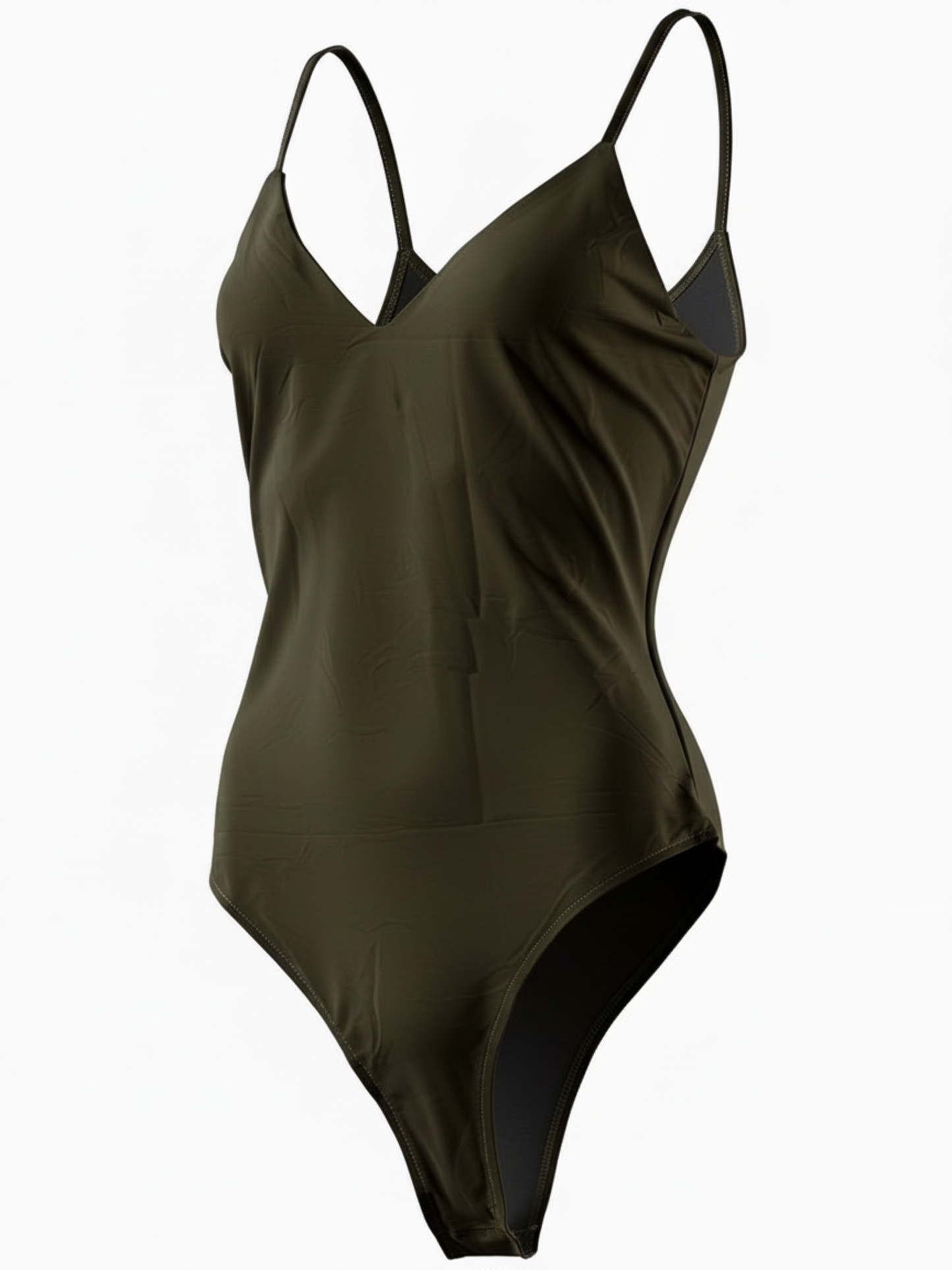 VIENNA Kaki - Body fines bretelles