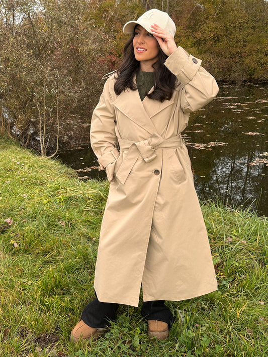 BELLEVILLE Camel - Trench long