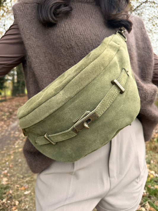 BOBBY BAG Kaki - Grand Sac banane