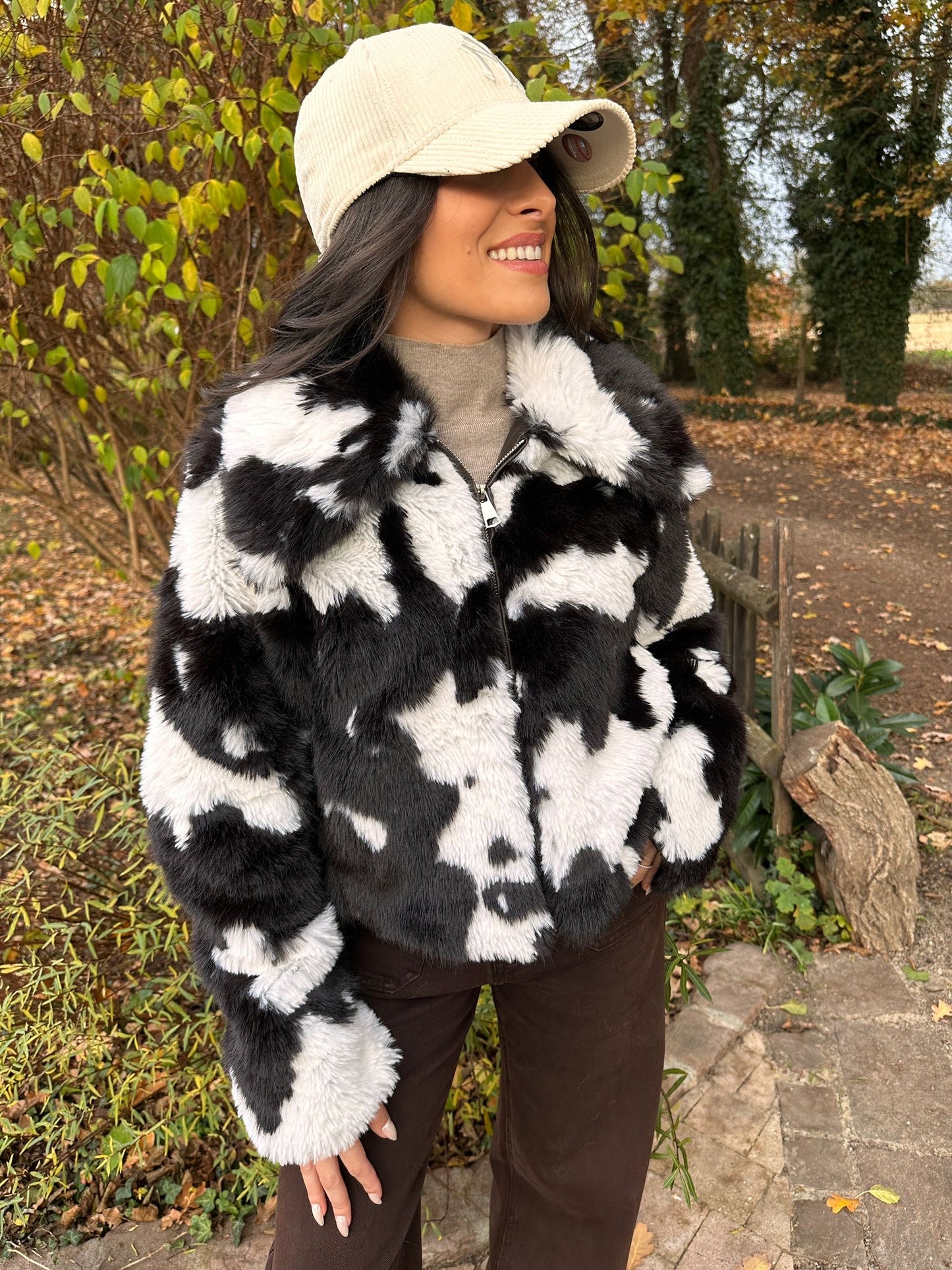 CHAMONIX - Veste fausse fourrure aviateur