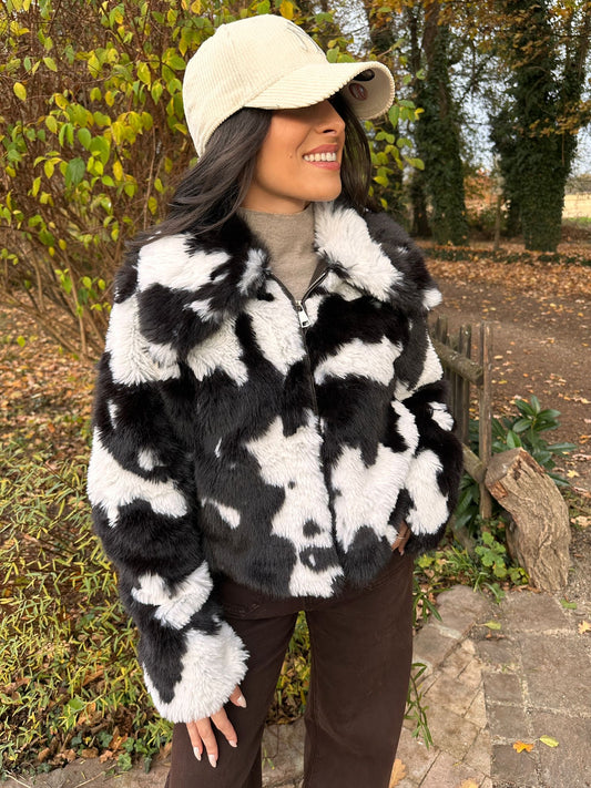 CHAMONIX - Veste fausse fourrure aviateur