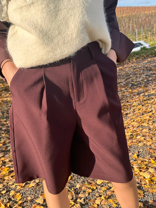 MILANO - Le bermuda prune