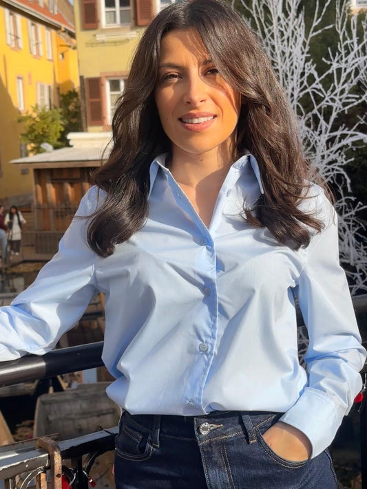 NICE - Chemise bleu ciel