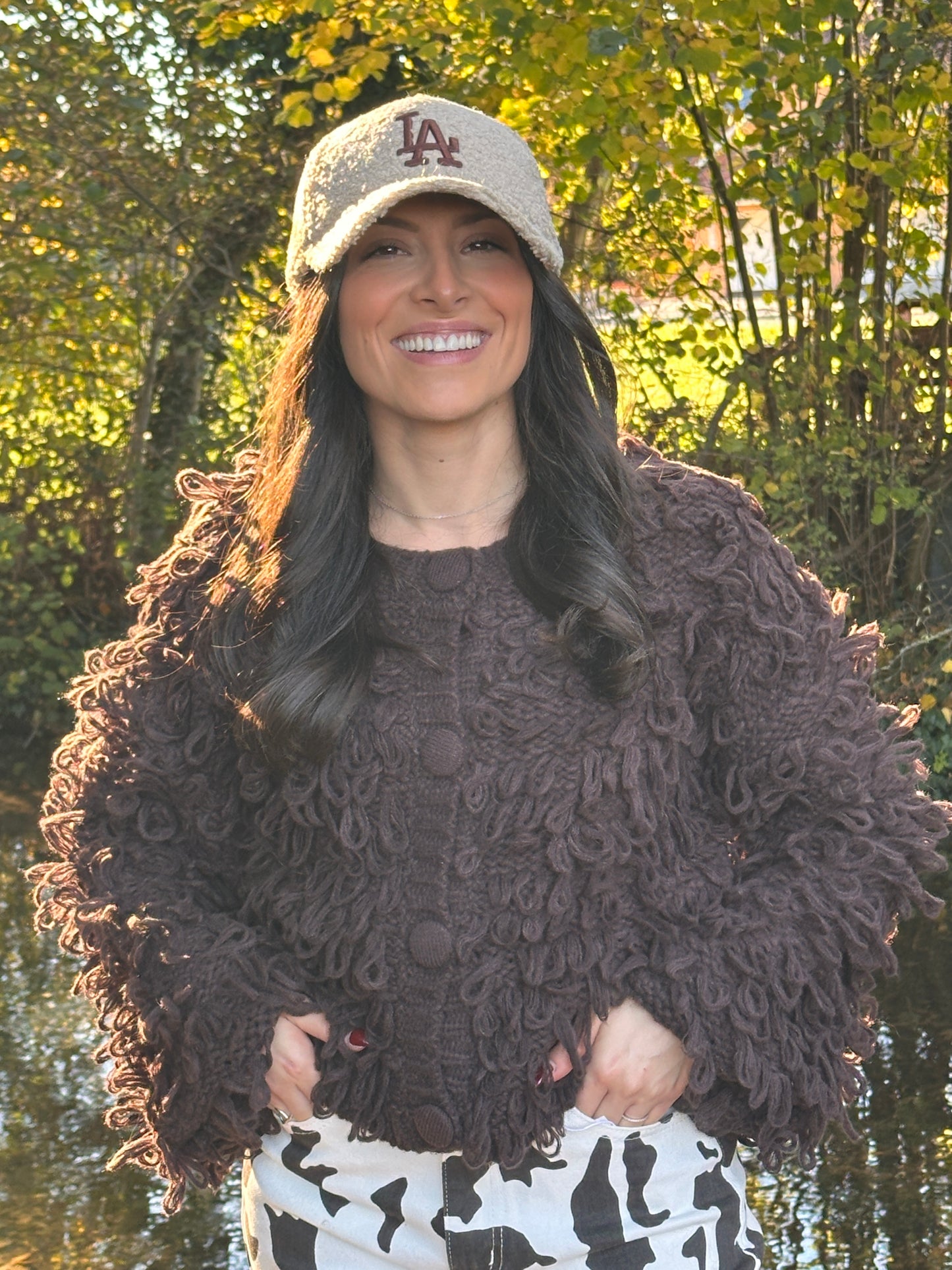 REYKJAVIK Chocolat - Pull sculptural