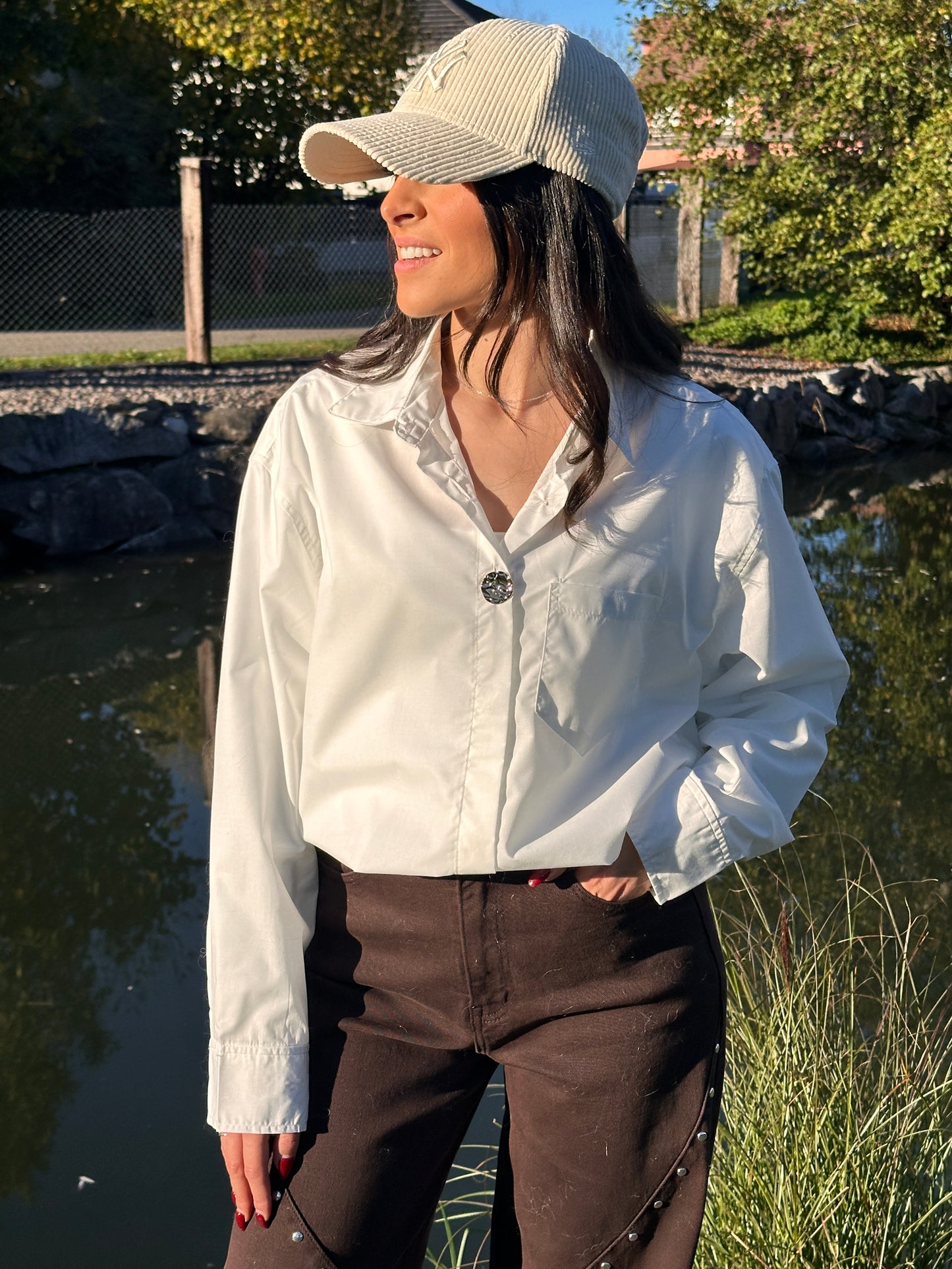 ROMA Blanche - Chemise fluide