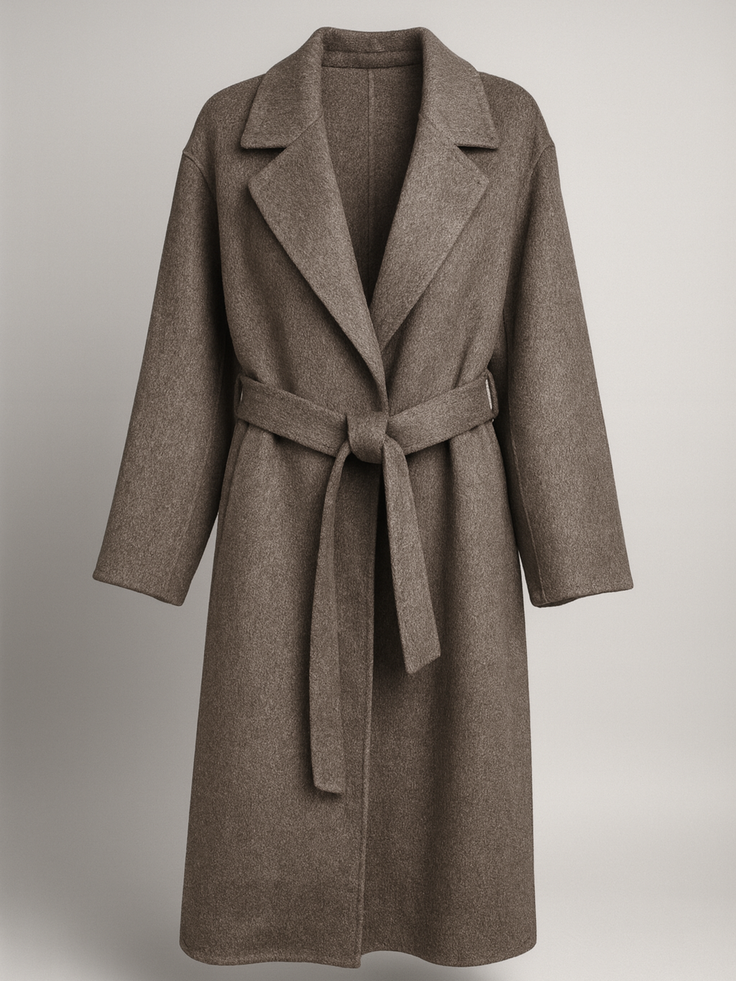 DAVOS Chocolat - Manteau long pour Elégance & Confort