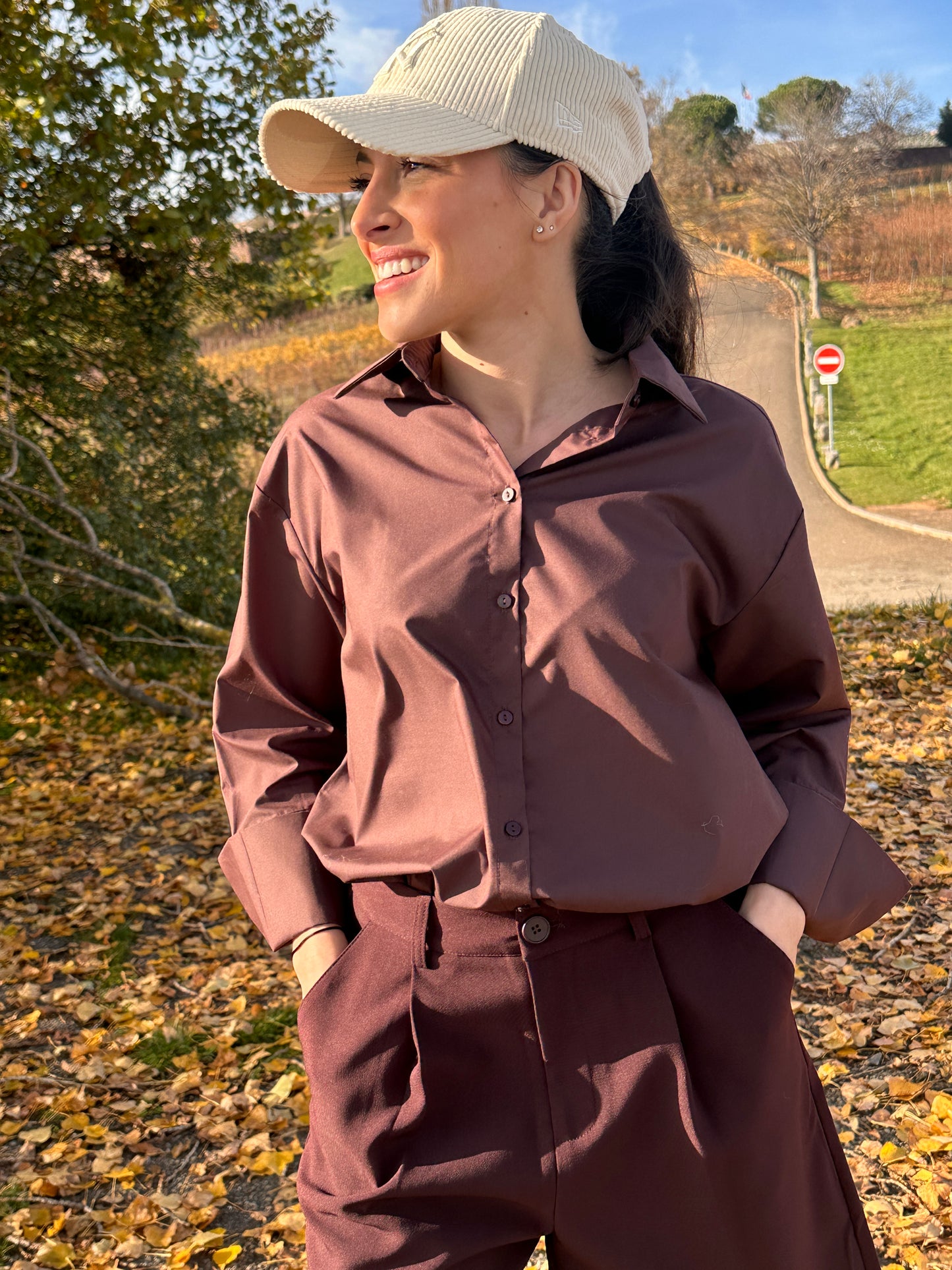 VENISE Prune - Chemise