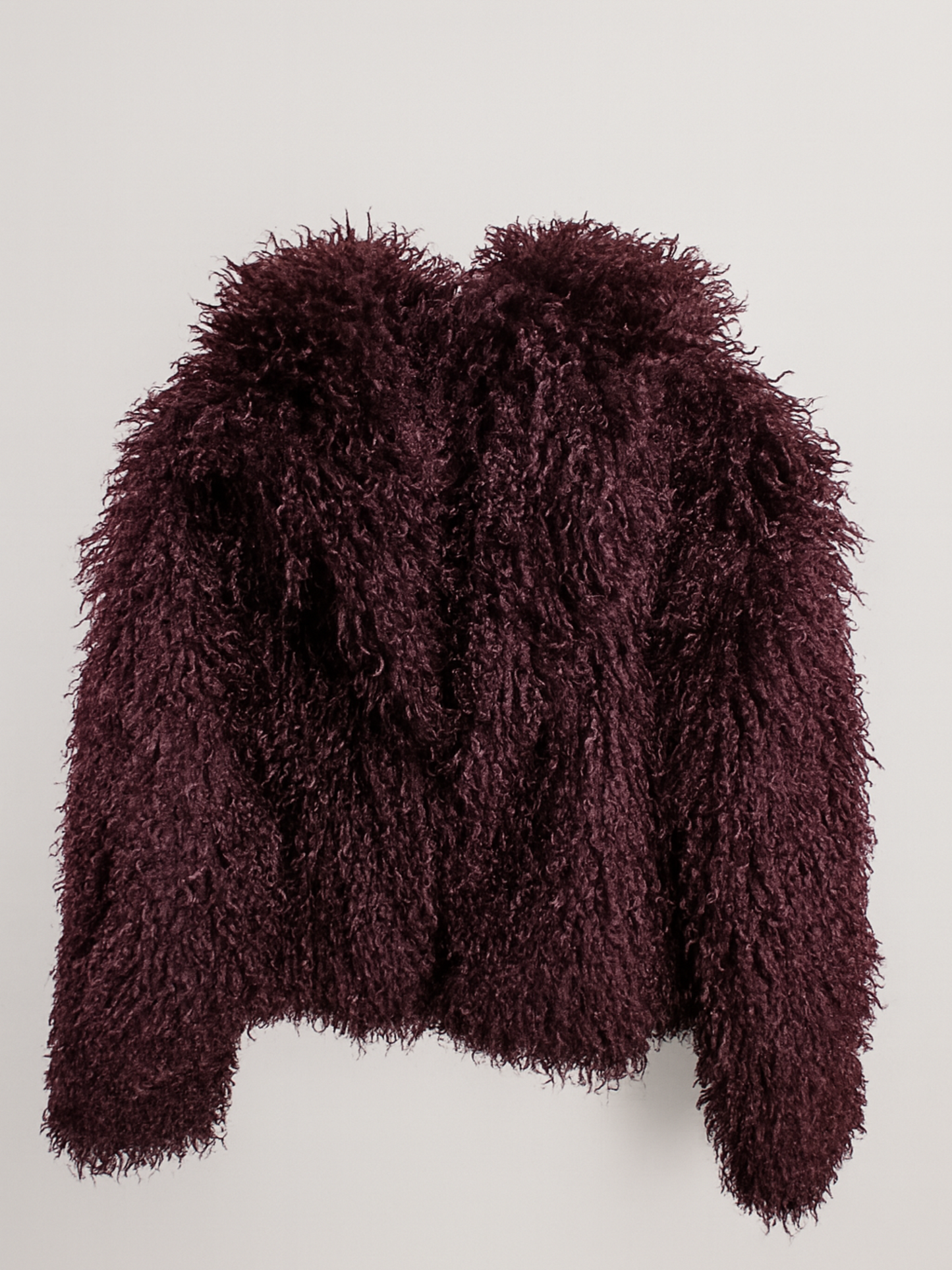 VERBIER Prune - Veste fourrure